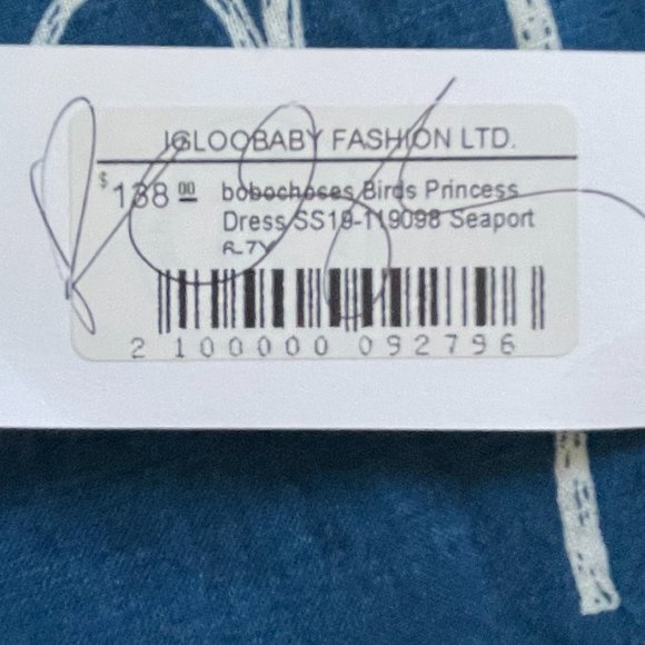 SOLD! Bobo Choses Bird Princess Seaport Dress 6-7 - Picture 6 of 12